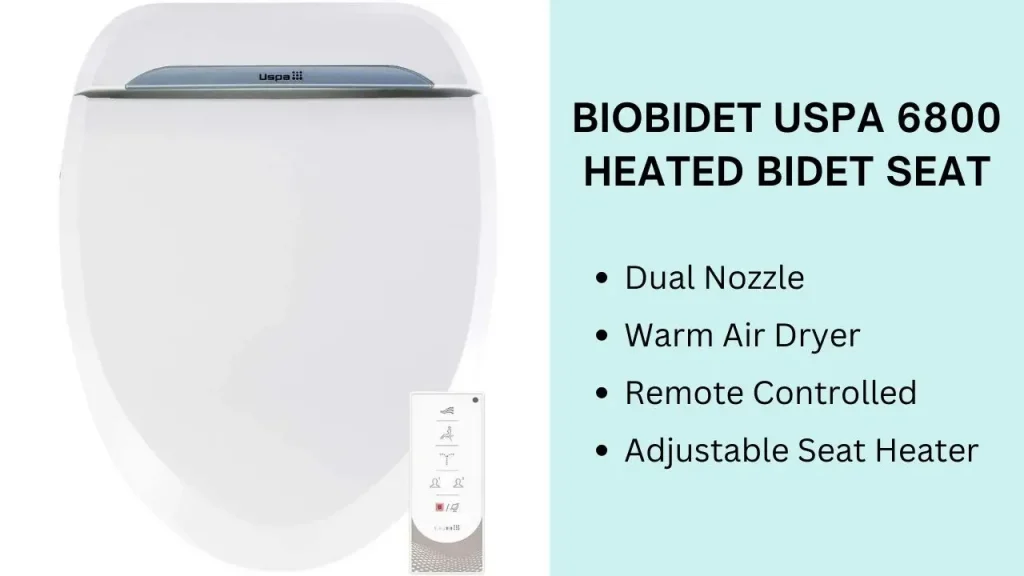 biobidet uspa 6800 bidet with dryer