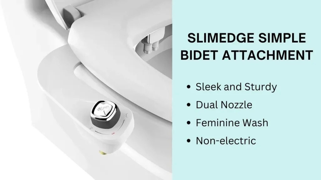 SlimEdge Simple Bidet Toilet Attachment