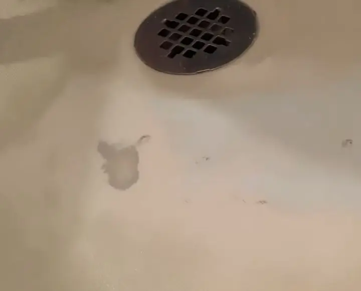 how to fix a dip in a bathtub