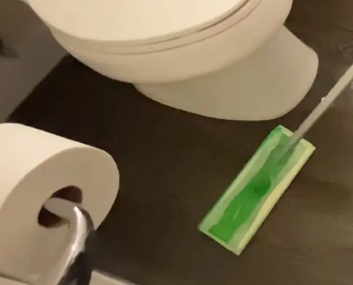 how to protect floor around toilet