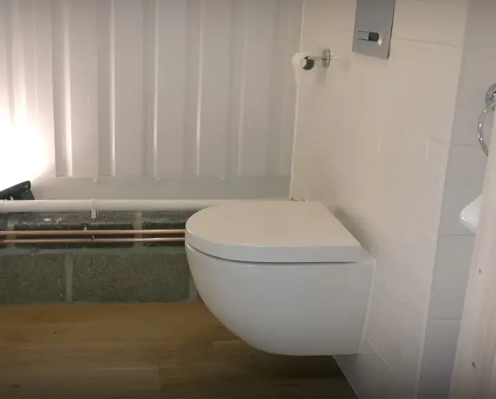 convert floor toilet to wall mount