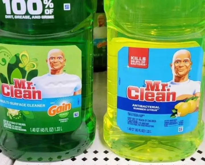 does mr clean floor cleaner have ammonia