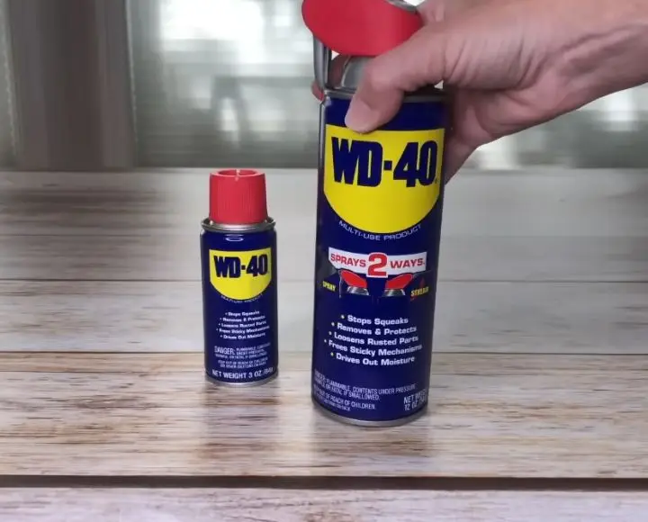 use wd40 on microwave door