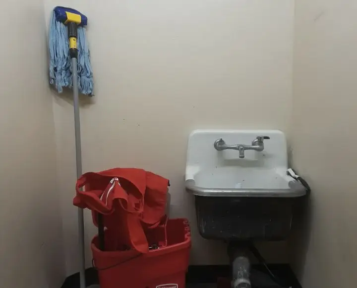 mop sink faucet height