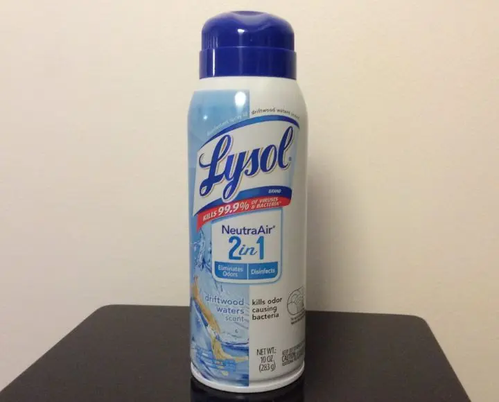 how long does lysol smell last